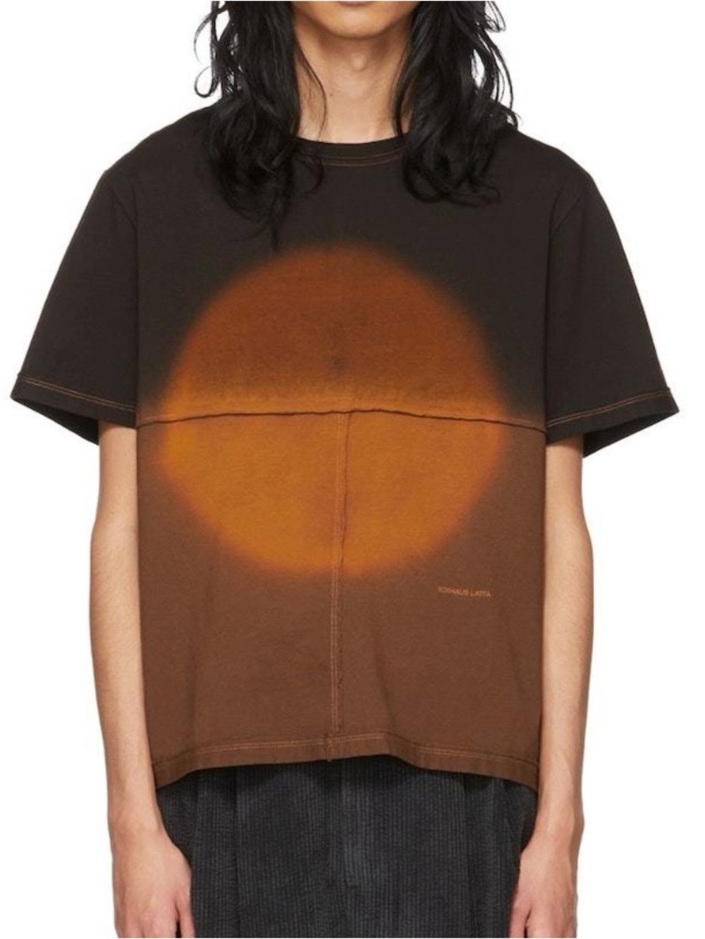 Eckhaus Latta Lapped T-Shirt - Aura Size Medium NEW